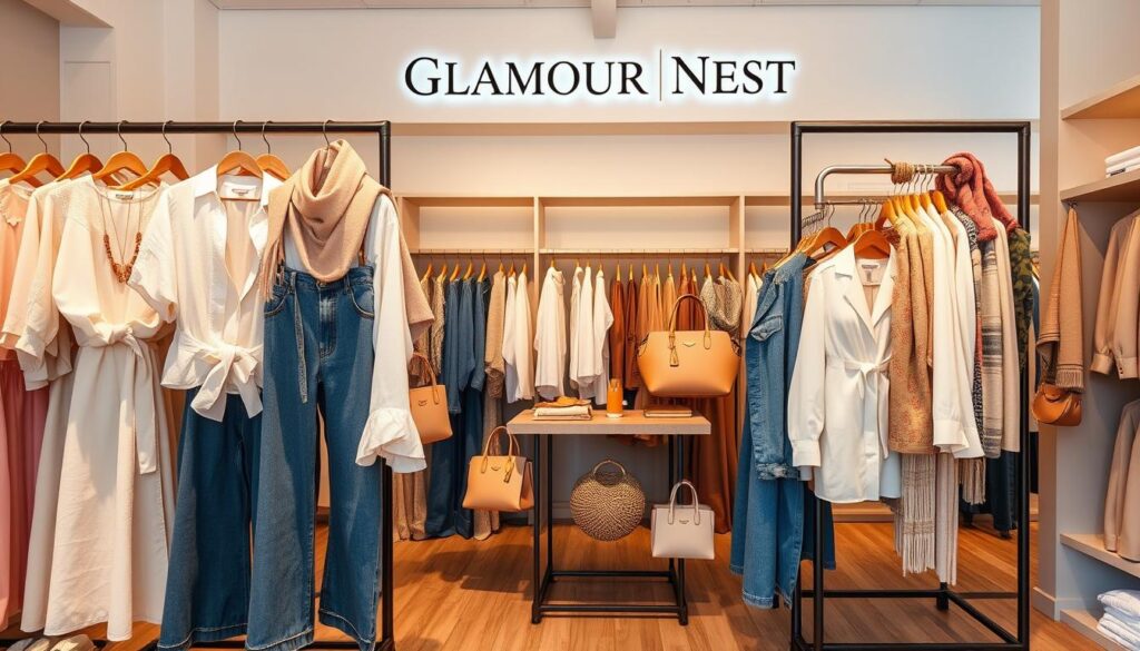Casual and chic trendy clothing and stylish accessories at Glamour Nest